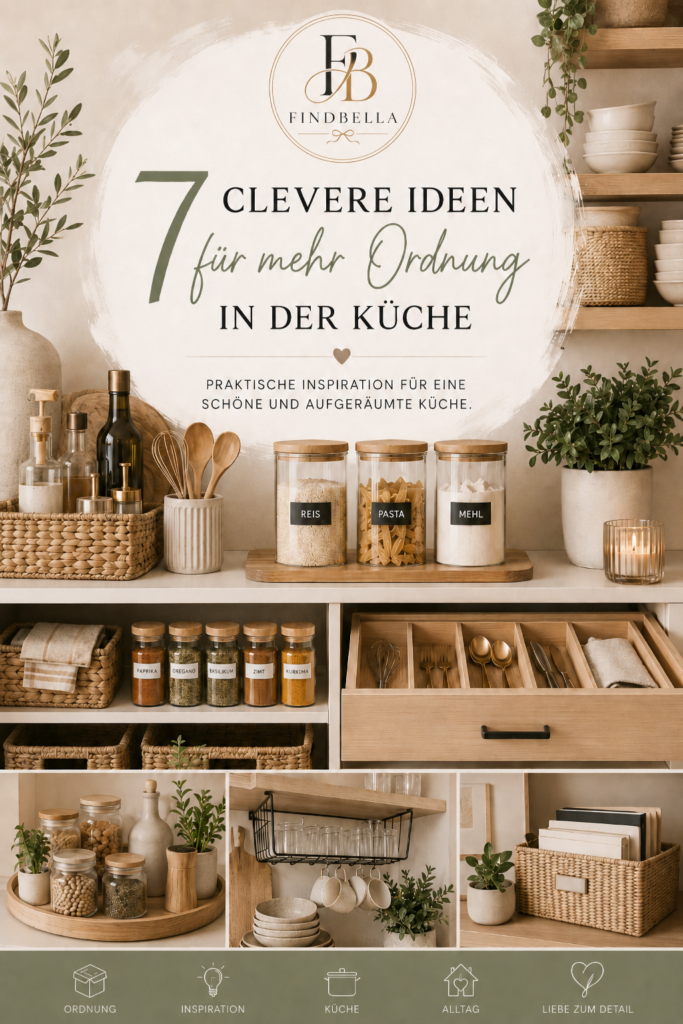 7 clevere Ideen für mehr Ordnung in der Küche – Findbella